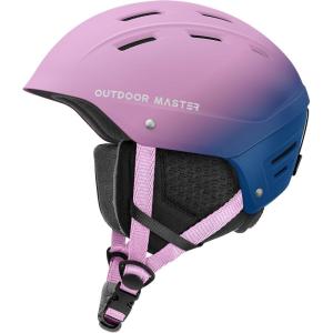 imageOutdoorMaster Kelvin II Ski Helmet  Snow Sport Helmet Snowboard Helmet for Men Women ampamp YouthGradient Purple Blue