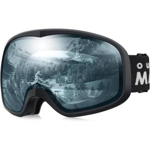 imageOutdoorMaster Owl Ski Goggles OTG Snow Snowboard Goggles for Men Women Youth AntiFog 100 UV ProtectionBlvlt 80 Lightblue