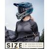 imageOutdoorMaster Full Face Mountain Bike Helmet for Men ampamp WomenTwo Removable Chin Pad Mountain Bike Helmet Grizzly Ventilation Lightweight Racing Downhill DH BMX MTB HelmetAzure Blue