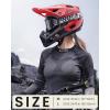 imageOutdoorMaster Full Face Mountain Bike Helmet for Men ampamp WomenTwo Removable Chin Pad Mountain Bike Helmet Grizzly Ventilation Lightweight Racing Downhill DH BMX MTB HelmetFlaming Red