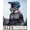 imageOutdoorMaster Full Face Mountain Bike Helmet for Men ampamp WomenTwo Removable Chin Pad Mountain Bike Helmet Grizzly Ventilation Lightweight Racing Downhill DH BMX MTB HelmetAzure Blue