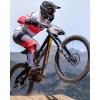 imageOutdoorMaster Full Face Mountain Bike Helmet for Men ampamp WomenTwo Removable Chin Pad Mountain Bike Helmet Grizzly Ventilation Lightweight Racing Downhill DH BMX MTB HelmetMeteorite Black