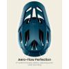 imageOutdoorMaster Full Face Mountain Bike Helmet for Men ampamp WomenTwo Removable Chin Pad Mountain Bike Helmet Grizzly Ventilation Lightweight Racing Downhill DH BMX MTB HelmetAzure Blue