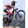 imageOutdoorMaster Full Face Mountain Bike Helmet for Men ampamp WomenTwo Removable Chin Pad Mountain Bike Helmet Grizzly Ventilation Lightweight Racing Downhill DH BMX MTB HelmetPearl White