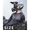 imageOutdoorMaster Full Face Mountain Bike Helmet for Men ampamp WomenTwo Removable Chin Pad Mountain Bike Helmet Grizzly Ventilation Lightweight Racing Downhill DH BMX MTB HelmetPearl White