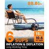 imageOutdoorMaster Shark 2S 888Wh Electric Paddle Board Pump Rechargeable Battery for 6 SUPs Inflation ampamp Deflation 20PSI SUP Air Pump 12V158V DC ampamp TypeC Input AutoOff ampamp 8 Nozzles for Inflatables