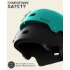 imageOutdoorMaster Skateboard Cycling HelmetBeetles SnugBike Helmet for Adults Youth ampamp KidsTwo Removable Liners Ventilation MultiSport Commuter Scooter Roller Skate Inline Skating LongboardMint Green