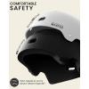 imageOutdoorMaster Skateboard Cycling HelmetBeetles SnugBike Helmet for Adults Youth ampamp KidsTwo Removable Liners Ventilation MultiSport Commuter Scooter Roller Skate Inline Skating LongboardPearl White