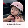 imageOutdoorMaster Toddler Helmet Toddler Bike Helmet Bike Helmet for Youth Boys ampamp Girls Kids Helmet with Visor Dial Fit Adjustment Ventilation MultiSport Helmet for Bicycle Skate Scooter LongboardPower Pink