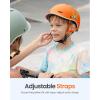 imageOutdoorMaster Toddler Helmet Toddler Bike Helmet Bike Helmet for Youth Boys ampamp Girls Kids Helmet with Visor Dial Fit Adjustment Ventilation MultiSport Helmet for Bicycle Skate Scooter LongboardLucky Dinosaur