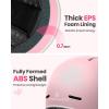 imageOutdoorMaster Toddler Helmet Toddler Bike Helmet Bike Helmet for Youth Boys ampamp Girls Kids Helmet with Visor Dial Fit Adjustment Ventilation MultiSport Helmet for Bicycle Skate Scooter LongboardPower Pink