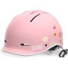imageOutdoorMaster Toddler Helmet Toddler Bike Helmet Bike Helmet for Youth Boys ampamp Girls Kids Helmet with Visor Dial Fit Adjustment Ventilation MultiSport Helmet for Bicycle Skate Scooter LongboardPower Pink