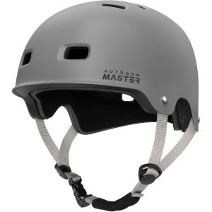 imageOutdoorMaster Skateboard Cycling HelmetBeetles SnugBike Helmet for Adults Youth ampamp KidsTwo Removable Liners Ventilation MultiSport Commuter Scooter Roller Skate Inline Skating LongboardGrey
