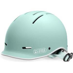 imageOutdoorMaster Toddler Helmet Toddler Bike Helmet Bike Helmet for Youth Boys ampamp Girls Kids Helmet with Visor Dial Fit Adjustment Ventilation MultiSport Helmet for Bicycle Skate Scooter LongboardMatte Green