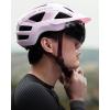 imageOutdoorMaster Adult Bike Helmet  Bicycle Helmet with Rechargeable Rear LED Light Detachable Magnetic Goggles Removable Sun Visor  Suitable for Commuting and Cycling for Men and WomenMisty Sakura