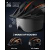imageOutdoorMaster Adult Bike Helmet  Bicycle Helmet with Rechargeable Rear LED Light Detachable Magnetic Goggles Removable Sun Visor  Suitable for Commuting and Cycling for Men and WomenMatte Black