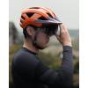 imageOutdoorMaster Adult Bike Helmet  Bicycle Helmet with Rechargeable Rear LED Light Detachable Magnetic Goggles Removable Sun Visor  Suitable for Commuting and Cycling for Men and WomenMatte Orange