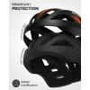 imageOutdoorMaster Adult Bike Helmet  Bicycle Helmet with Rechargeable Rear LED Light Detachable Magnetic Goggles Removable Sun Visor  Suitable for Commuting and Cycling for Men and WomenMatte Black