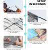 imageOutdoorMaster Beach Tent Sun Shelter with 2 Ventilated Doors UPF50 Easy Setup Beach Tent Canopy for 3 Person Lightweight ampamp Portable Family Beach Umbrellas for Sand with Carrying Bag Ocracoke CoastOcracoke Coast