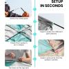 imageOutdoorMaster Beach Tent Sun Shelter with 2 Ventilated Doors UPF50 Easy Setup Beach Tent Canopy for 3 Person Lightweight ampamp Portable Family Beach Umbrellas for Sand with Carrying Bag Ocracoke CoastCancun Seashore