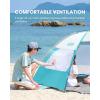 imageOutdoorMaster Beach Tent for 34 Person  Easy Setup Sun Shade Shelter Portable Beach Shade Sun Canopy with UPF 50 UV Protection Removable Skylight Family SizeOlive Green