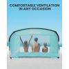 imageOutdoorMaster Beach Tent for 34 Person  Easy Setup and Portable Beach Shade Sun Shelter Canopy with UPF 50 UV Protection Removable Skylight Family Size  GreenGreen