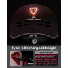 imageOutdoorMaster Bike Helmet for AdultsAdjustable Cycling Helmet with Light for Men ampamp Women  Safety Certified for Bicycle Skateboard Road Bike Skating Roller Commuting HelmetEmerald Pink