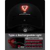 imageOutdoorMaster Bike Helmet for AdultsAdjustable Cycling Helmet with Light for Men ampamp Women  Safety Certified for Bicycle Skateboard Road Bike Skating Roller Commuting HelmetMeteorite Black
