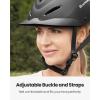 imageOutdoorMaster Equestrian Helmet Horse Riding Helmet with Sun Visor and Excellent Ventilation Adjustable Safe Helmet for Men Women ampamp YouthMatte Black