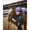 imageOutdoorMaster Equestrian Helmet Horse Riding Helmet with Sun Visor and Excellent Ventilation Adjustable Safe Helmet for Men Women ampamp YouthMatte Purple