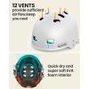 imageOutdoorMaster Kayak Helmet Wakeboard Helmet Whitewater Helmet Men Women Water Helmet with Ear Pads Surf Helmet 12 Vents Dial Fit Adjustment Longboard Helmet Perfect for Kayaking BoatingMatte White