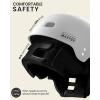 imageOutdoorMaster Kayak Helmet Wakeboard Helmet Whitewater Helmet Men Women Water Helmet with Ear Pads Surf Helmet 12 Vents Dial Fit Adjustment Longboard Helmet Perfect for Kayaking BoatingMatte White