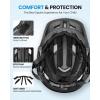 imageOutdoorMaster Kids Bike Helmet  Full Face Helmet for Kids  Adjustable Detachable and Lightweight  for MultiSport  from Toddler to YouthBlue