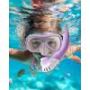 imageOutdoorMaster Marlin Kids Snorkel Set Adjustable Strap Dry Top Diving Mask AntiFog Snorkeling Mask Gear Kids Swimming Goggles for Boys and Girls Age 614Purple