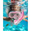 imageOutdoorMaster Marlin Kids Snorkel Set Adjustable Strap Dry Top Diving Mask AntiFog Snorkeling Mask Gear Kids Swimming Goggles for Boys and Girls Age 614Pink