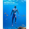 imageOutdoorMaster Mobula Snorkeling Gear for Adults Diving Mask and Snorkel Set with Tempered Glass AntiFog TOP Dry Snorkel for Diving Snorkeling SwimmingBlue