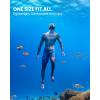 imageOutdoorMaster Mobula Snorkeling Gear for Adults Diving Mask and Snorkel Set with Tempered Glass AntiFog TOP Dry Snorkel for Diving Snorkeling SwimmingGrey