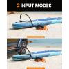 imageOutdoorMaster Shark 3 Paddle Board Pump Electric  350quot Fast Inflation 20PSI 74Wh Rechargeable SUP Air Pump AutoOff ampamp Deflation 12V158V DC ampamp TypeC Input 8 Nozzles for Inflatables BoatsKites