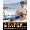 imageOutdoorMaster Shark 3 Paddle Board Pump Electric  350quot Fast Inflation 20PSI 74Wh Rechargeable SUP Air Pump AutoOff ampamp Deflation 12V158V DC ampamp TypeC Input 8 Nozzles for Inflatables BoatsKites