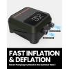 imageOutdoorMaster The Cachalot 2 Paddle Board Pump 20PSI High Pressure SUP Air Pump Dual Stage Inflation ampamp AutoOff Deflation Function 12V DC Car Connector for Inflatable SUP Boards Nonrechargeable