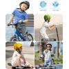 imageOutdoorMaster Youth ampamp Kids Bike Helmet Beetles JrAdjustable MultiSports Skateboard Helmet with Removable Liners for Balance Bike Toddler ScooterAncient Dinosaur