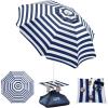 B01 New Version-Navy Striped with Cup Holder