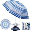B02 New Version-Blue/White Striped with Cup Holder