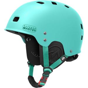 imageOutdoorMaster Kayak Helmet Wakeboard Helmet Whitewater Helmet Men Women Water Helmet with Ear Pads Surf Helmet 12 Vents Dial Fit Adjustment Longboard Helmet Perfect for Kayaking BoatingMatte Green
