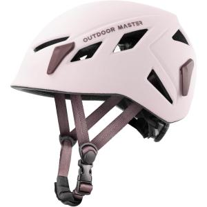 imageOutdoorMaster Rock Climbing Helmet Adults Mountaineering Helmet Arborist Helmet Hiking Caving Search and Rescue Tree Climbing Helmet AdjustableMisty Sakura
