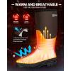 imageOutdoorMaster Hunting Boots for Men Waterproof Rubber Neoprene Boots Antislipped Insulated Outdoor BootsBrown