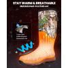 imageOutdoorMaster Hunting Boots for Men Waterproof Rubber Neoprene Boots Antislipped Insulated Outdoor BootsCamouflage