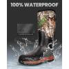 imageOutdoorMaster Hunting Boots for Men Waterproof Rubber Neoprene Boots Antislipped Insulated Outdoor BootsCamouflage