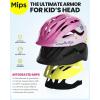 imageOutdoorMaster MIPS Kids Bike Helmet  Panther Jr Toddler Helmet  Adjustable Lightweight and Certified Kids Helmet  MIPS Bicycle Helmet for Kids Ages 513Pink Unicorn