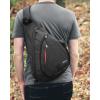 imageOutdoorMaster Sling Bag Hiking Daypack Crossbody Shoulder Chest Urban Outdoor Travel Backpack for Women ampamp MenClassic Black